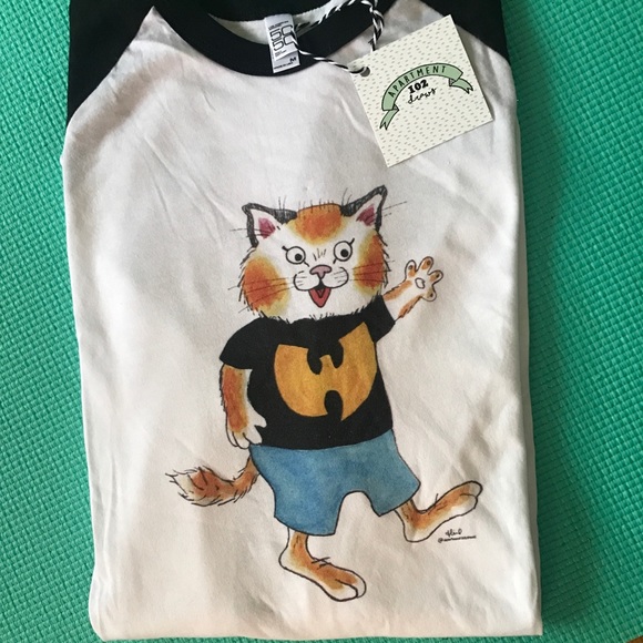 Wutang Huckle Cat Raglan Shirts (UNISEX) - Picture 3 of 5